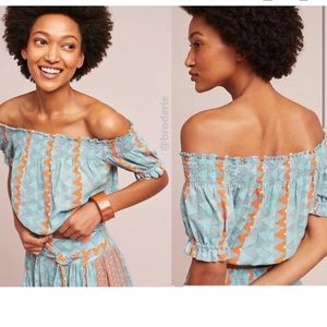 Anthropologie: Feather Bone Demetria top